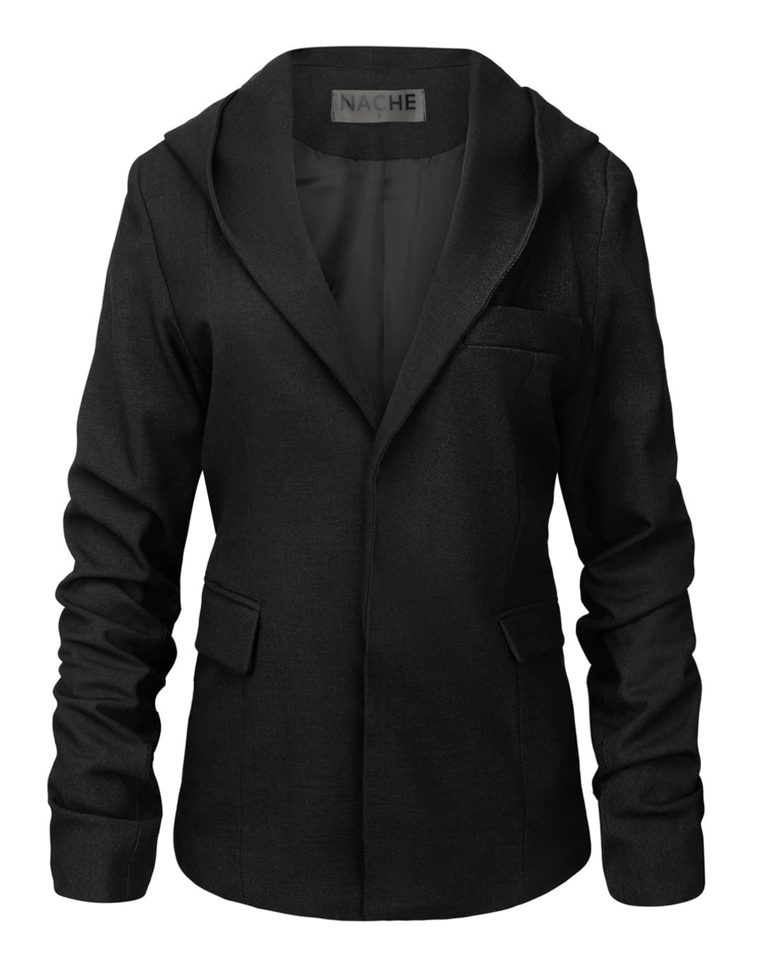 나체 후드 블레이저 차콜 0size 상품이미지2