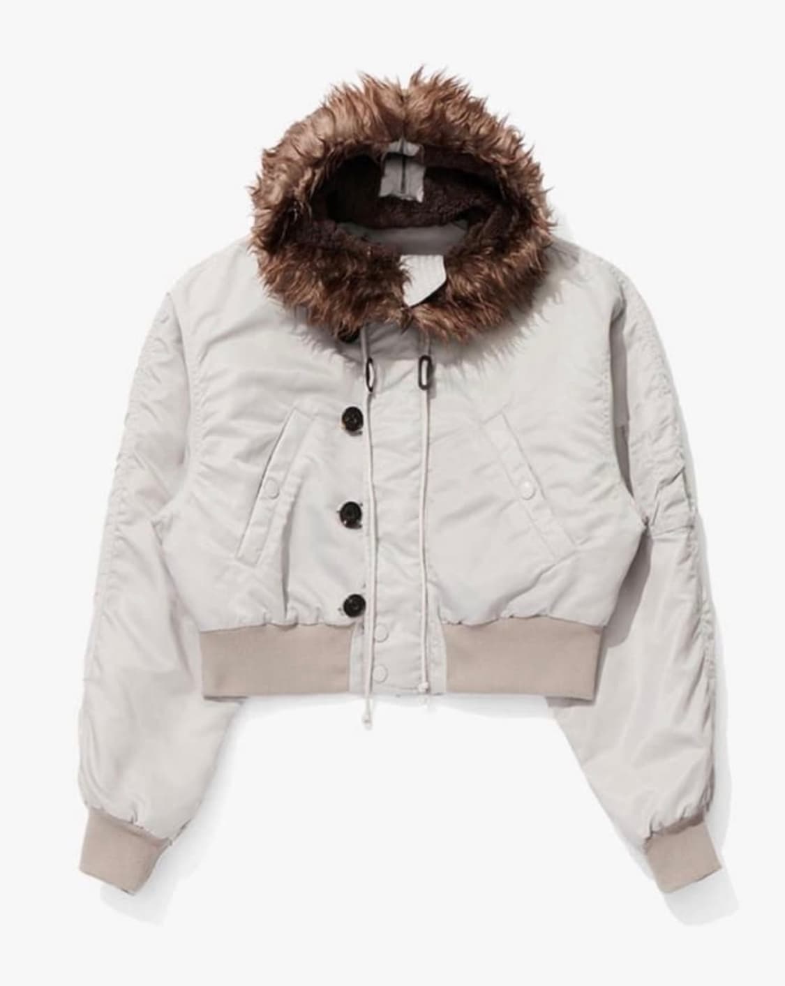 오픈와이와이 faux fur zipper hood ma1 1사이즈 상품이미지1