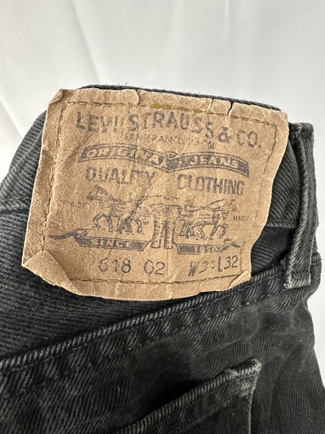 [W38L32] LEVI'S 리바이스618 90s UK 오렌지탭 빈티지 상품이미지6