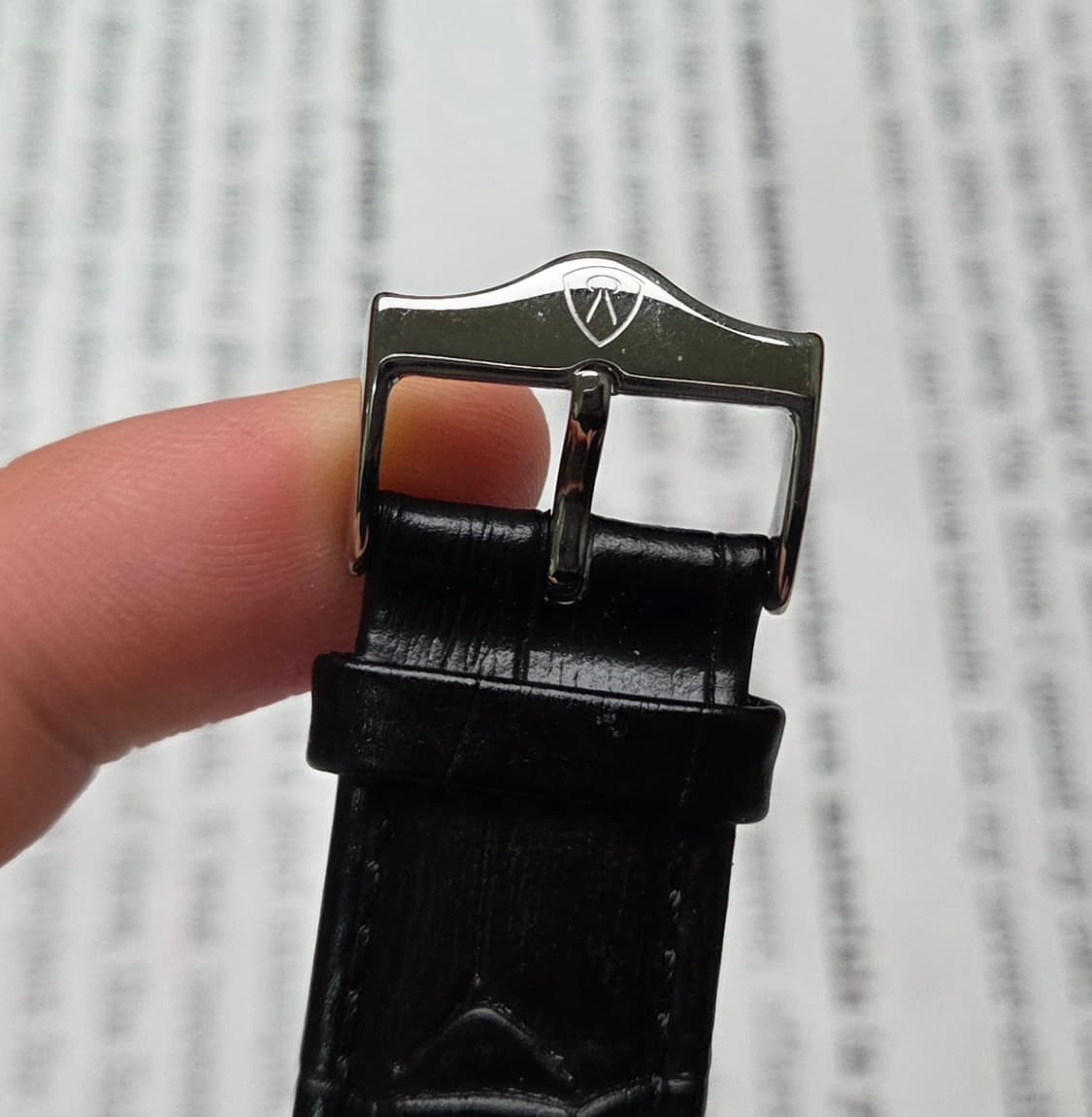 빈티지 로만손 기요쉐다이얼 칼침핸즈 쿼츠 드레스워치 남성용 상품이미지8