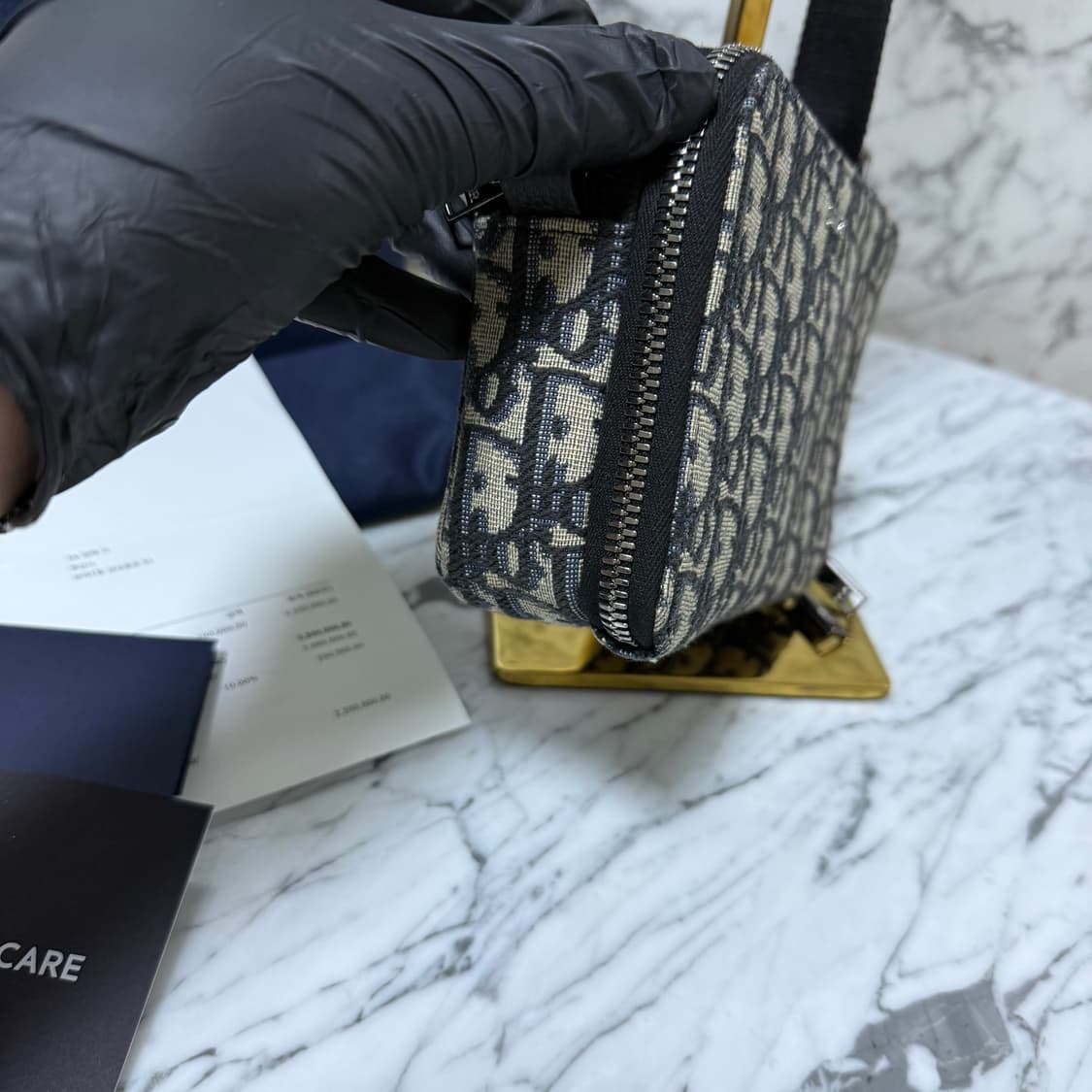 디올 오블리크 스트랩 파우치 크로스백 메신저백
 상품이미지5