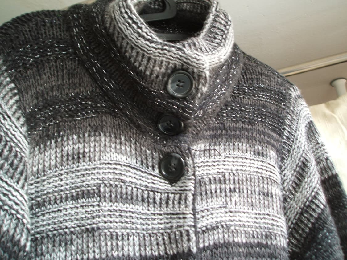 스트라이프 니트 가디건 상품이미지2