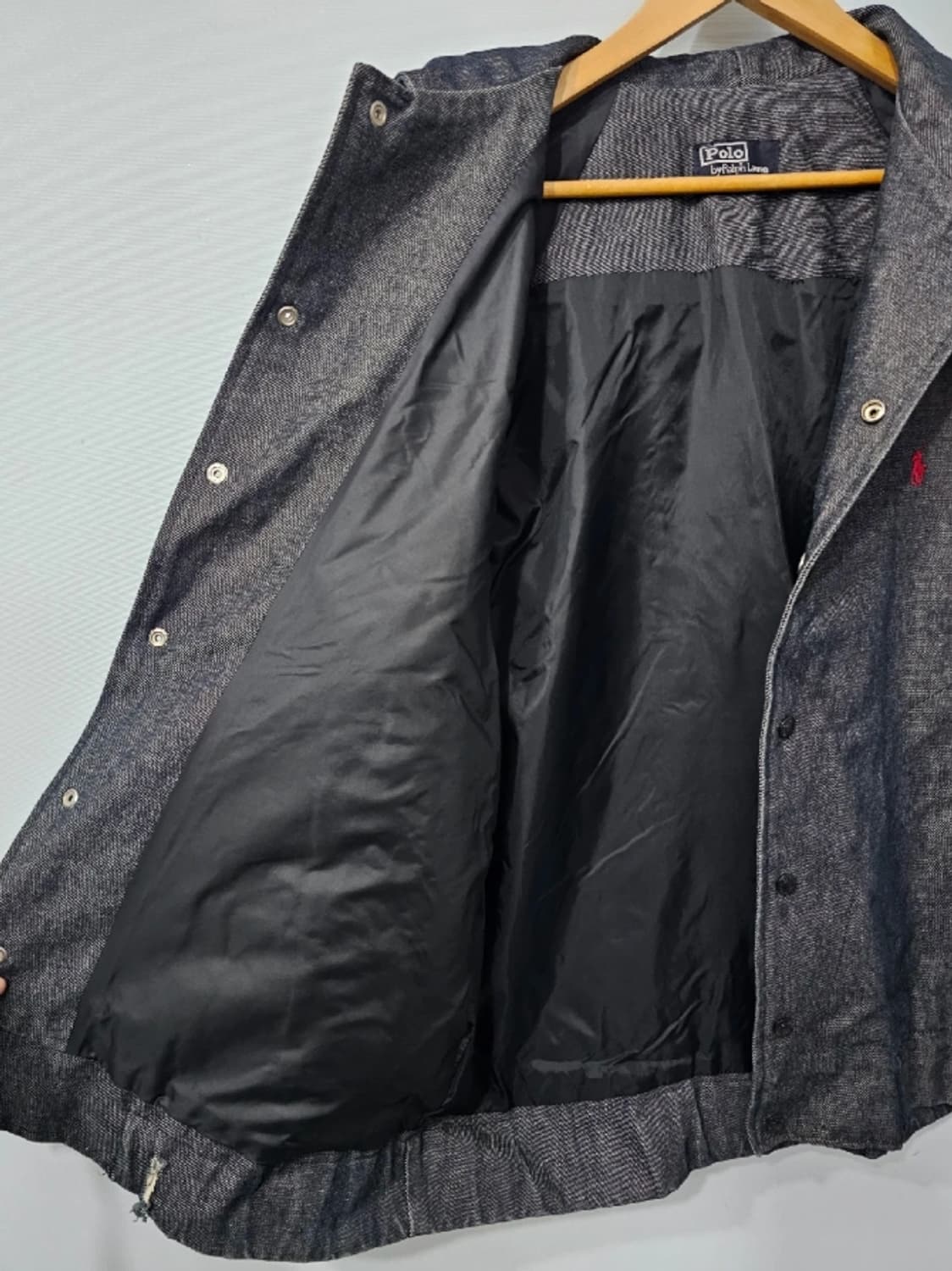 폴로랄프로렌 데님 올드스쿨 후드 재킷 105~110 상품이미지2