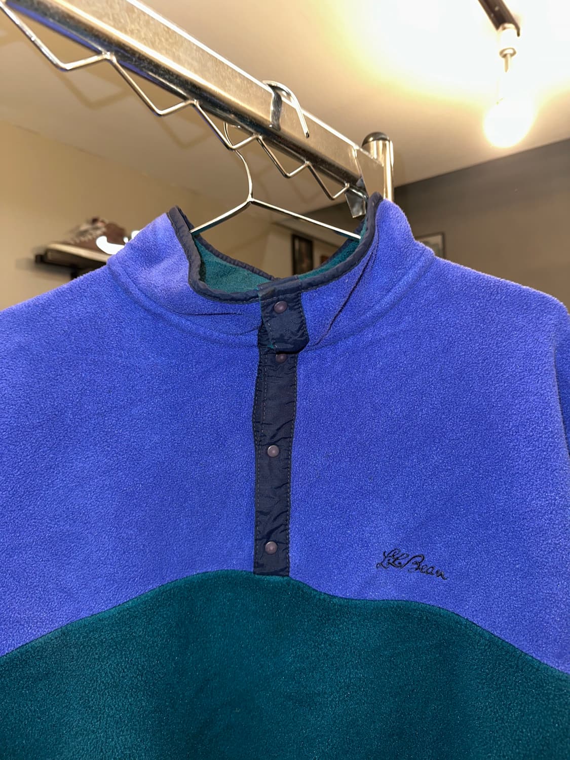 90’s LL Bean 4-button color  fleecewear 상품이미지4