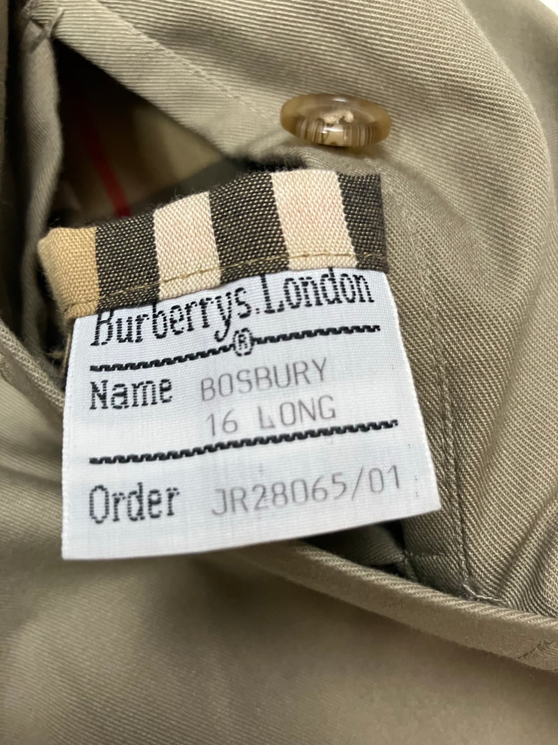 버버리 베이지 트렌치 코트 95~100 상품이미지6