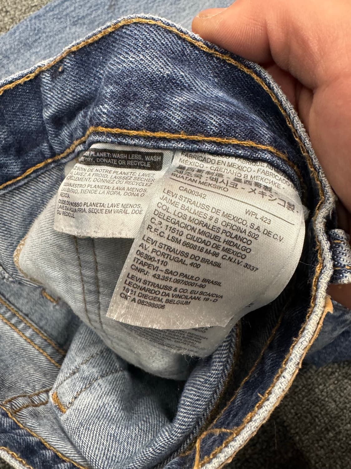 32)리바이스 517 빈티지 중청 부츠컷 데님팬츠 상품이미지5