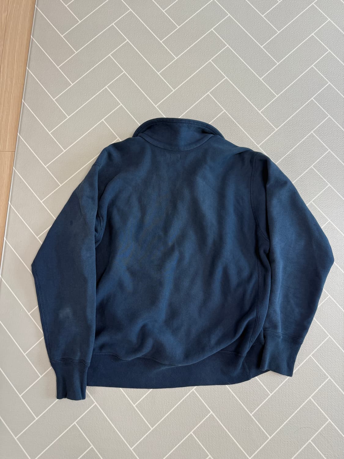 [3] 23ss 아프레쎄 하프집업 네이비 a.presse 상품이미지2