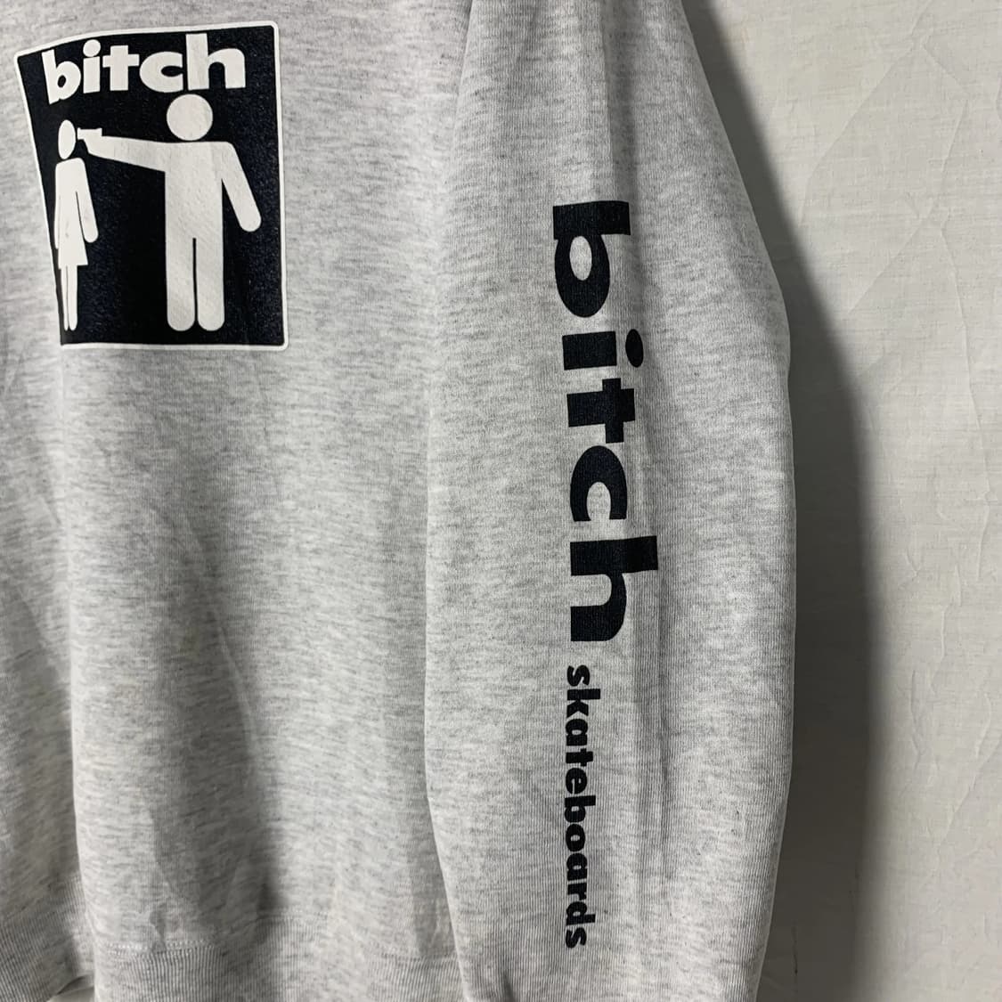 비치 스케이트보드 맨투맨 그레이 상품이미지2