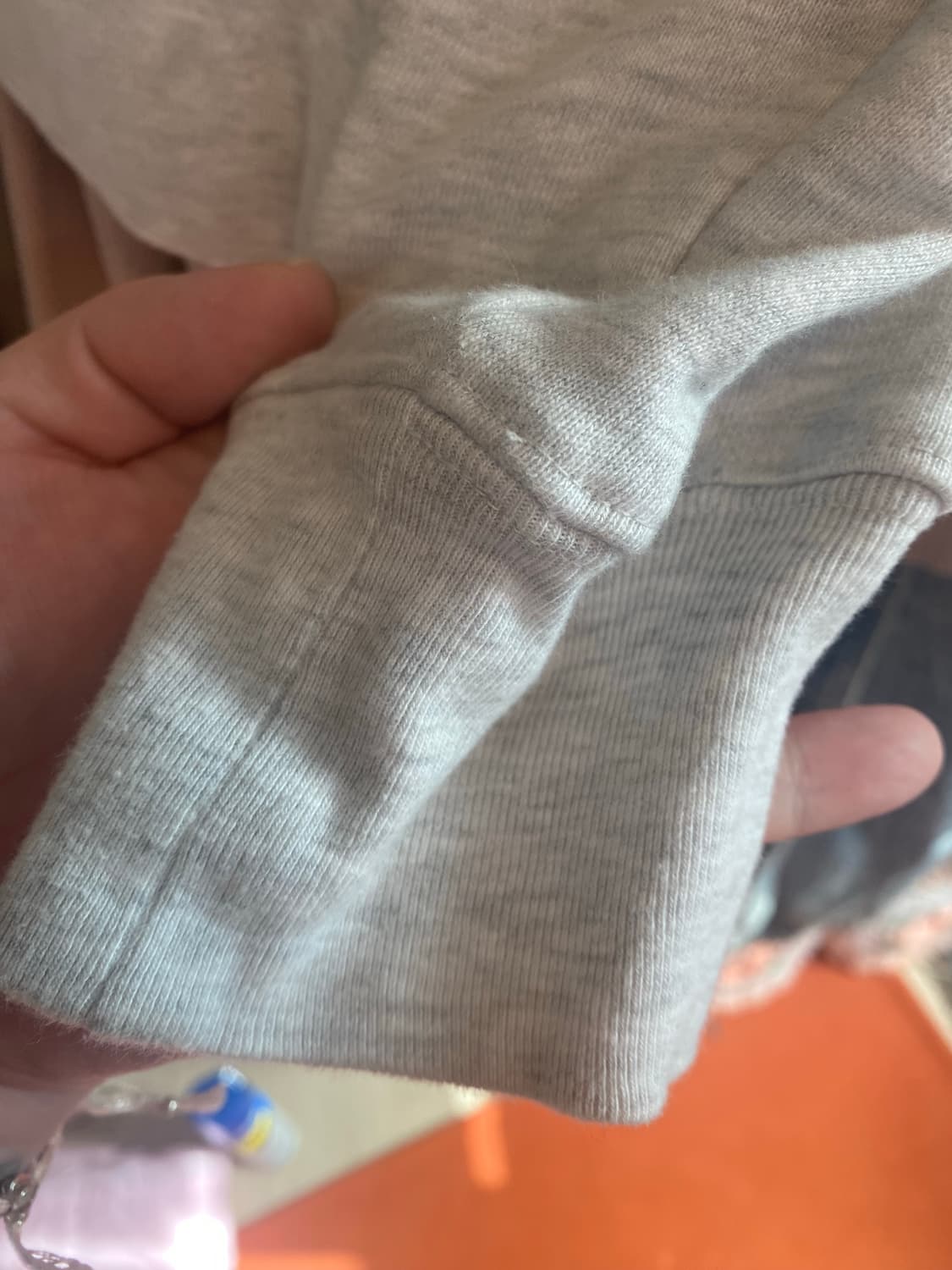 푸시버튼 후디집업 PF24 GRAY CRYING EYE ZIP-UP  상품이미지7