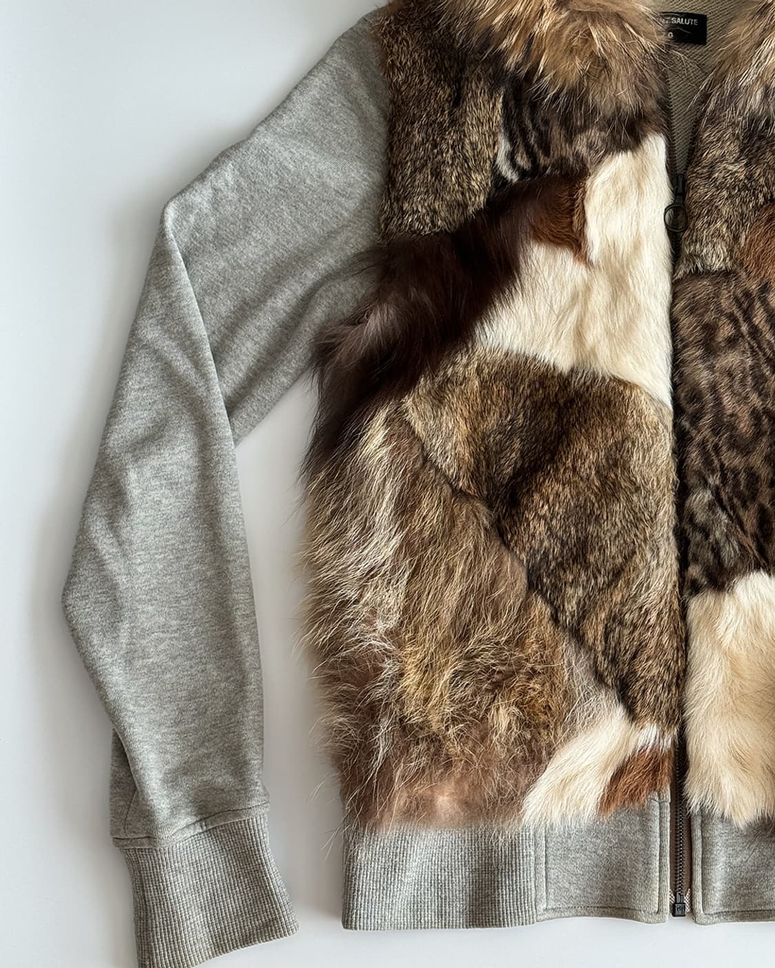 SERGEANT SALUTE Fur Zip-up Hoodie 상품이미지3