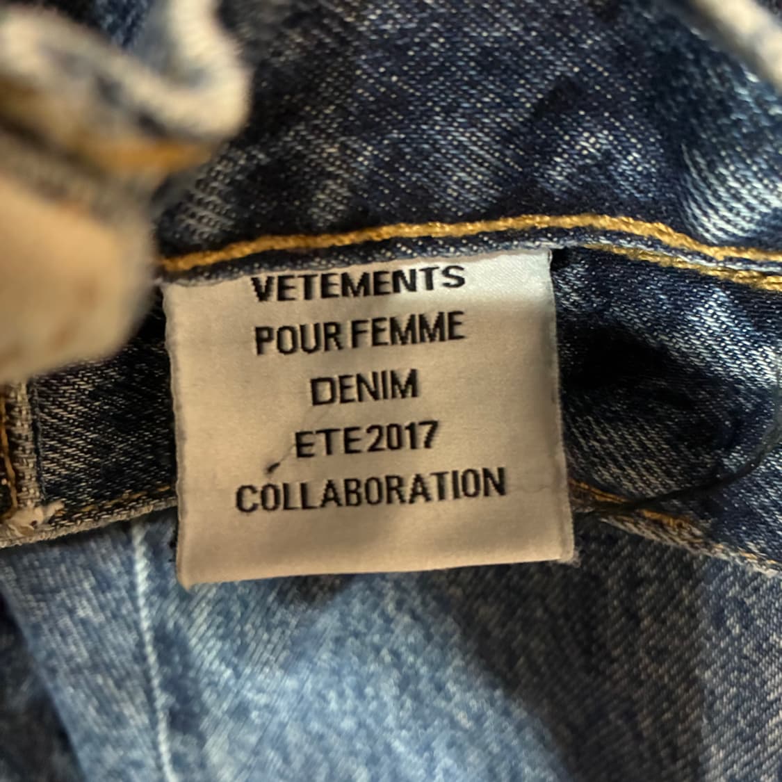 17 VETEMENTS X Levi’s Multi Zipper denim 상품이미지5