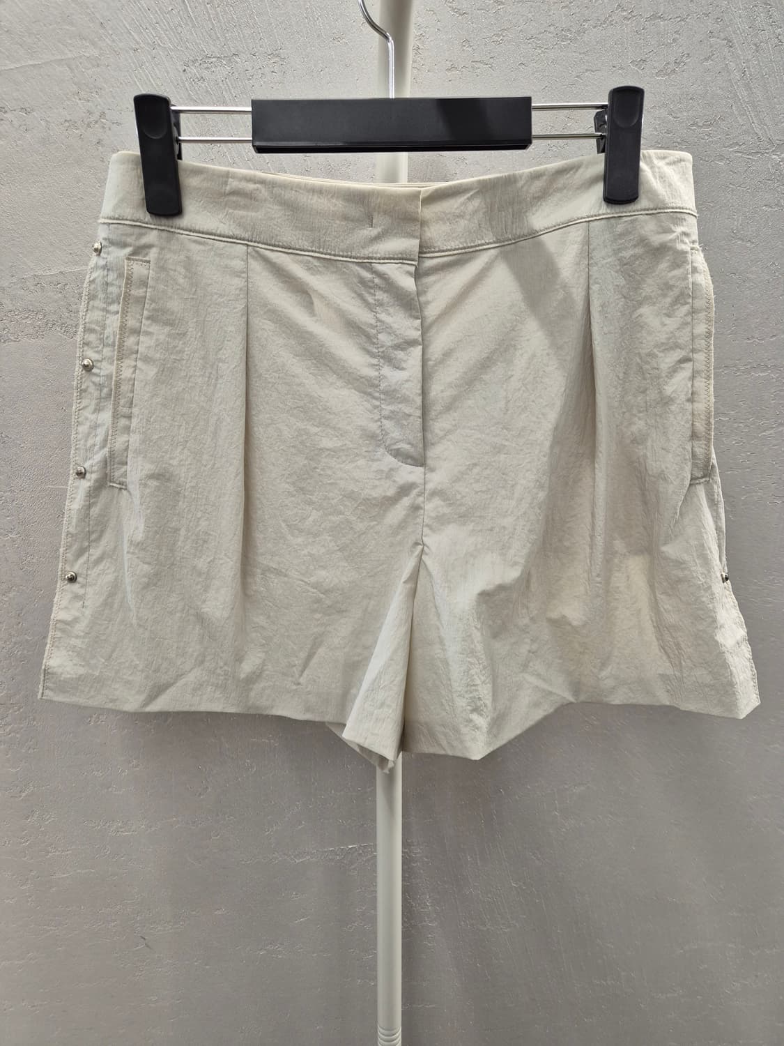 OBZEE ARCHIVE 베이지 핀턱 반바지 70cm 상품이미지2