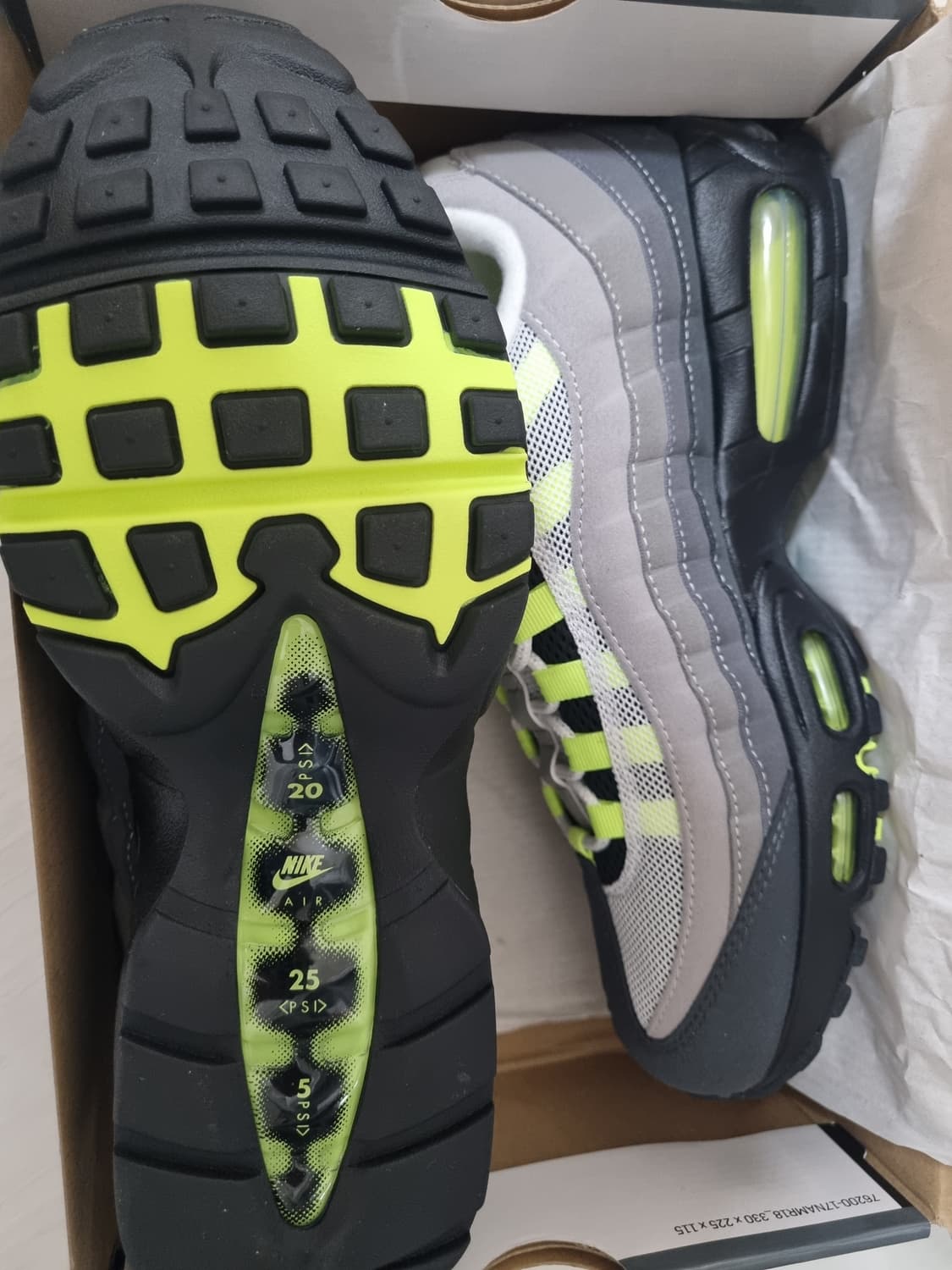 나이키 에어맥스 95 OG 네온 280 새상품 (박스포함) 상품이미지2