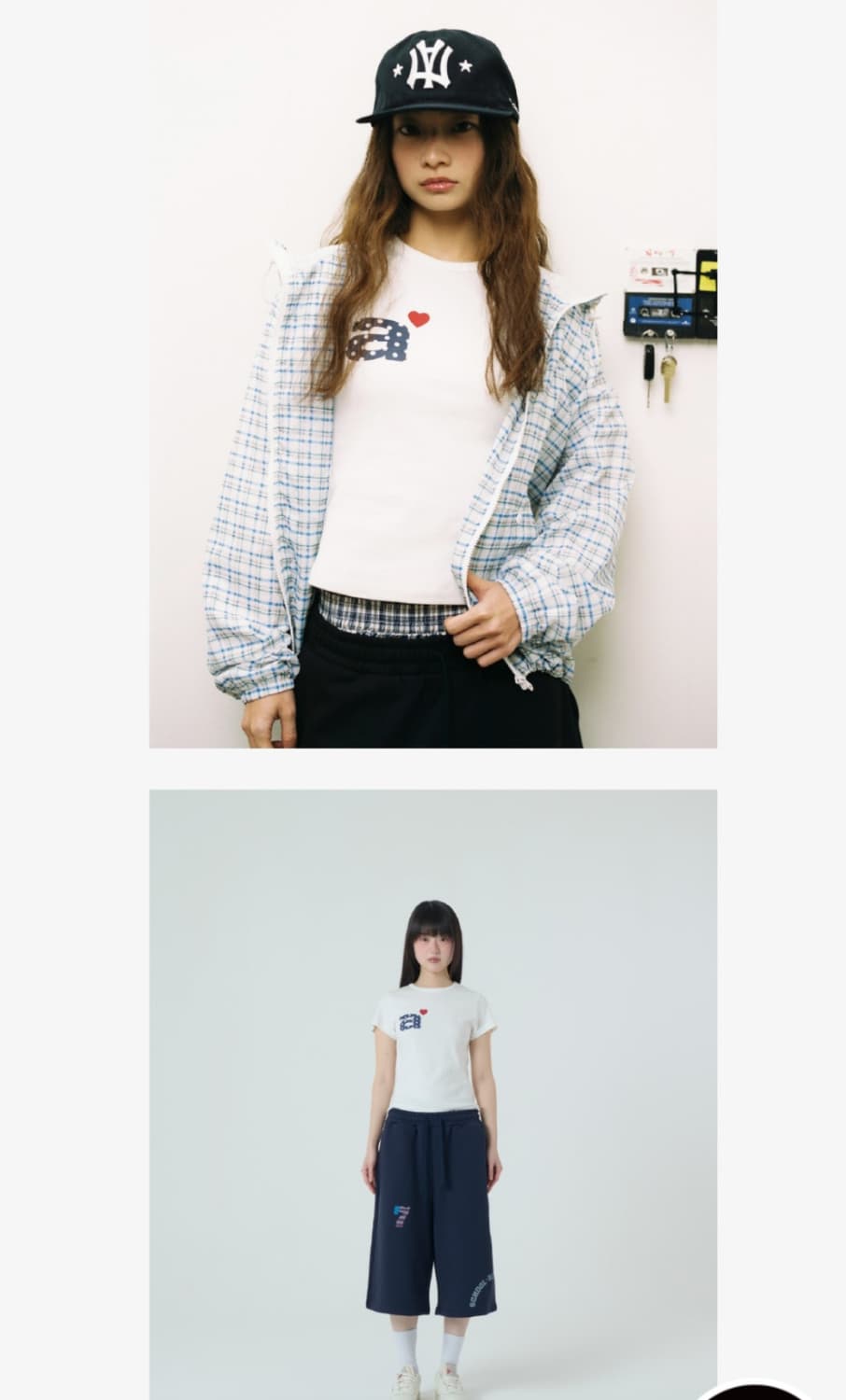 aeae 도트 반팔 티셔츠 화이트 상품이미지3
