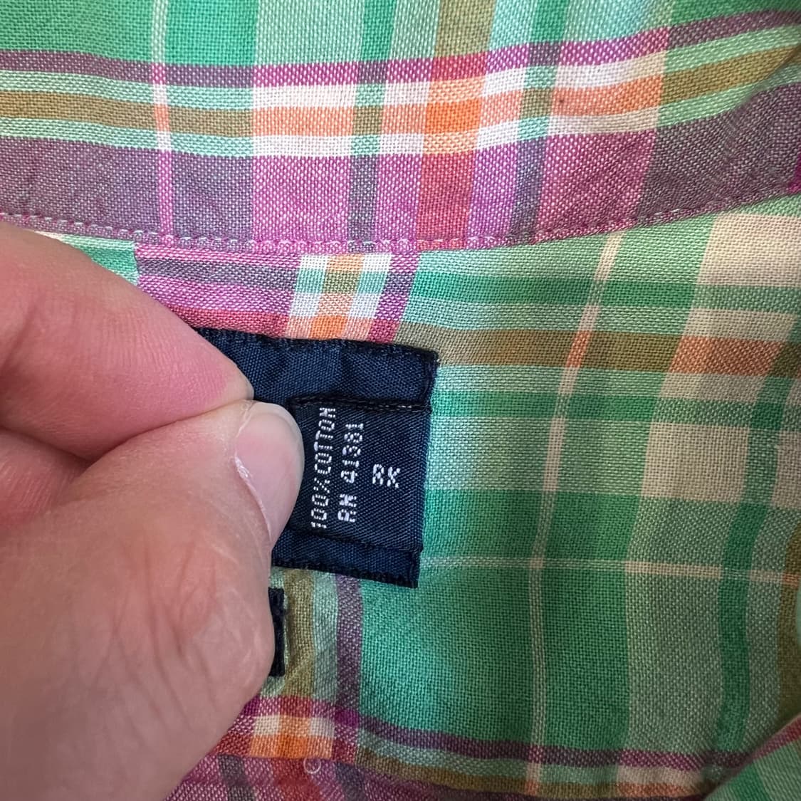 랄프로렌 체크 셔츠 상품이미지5