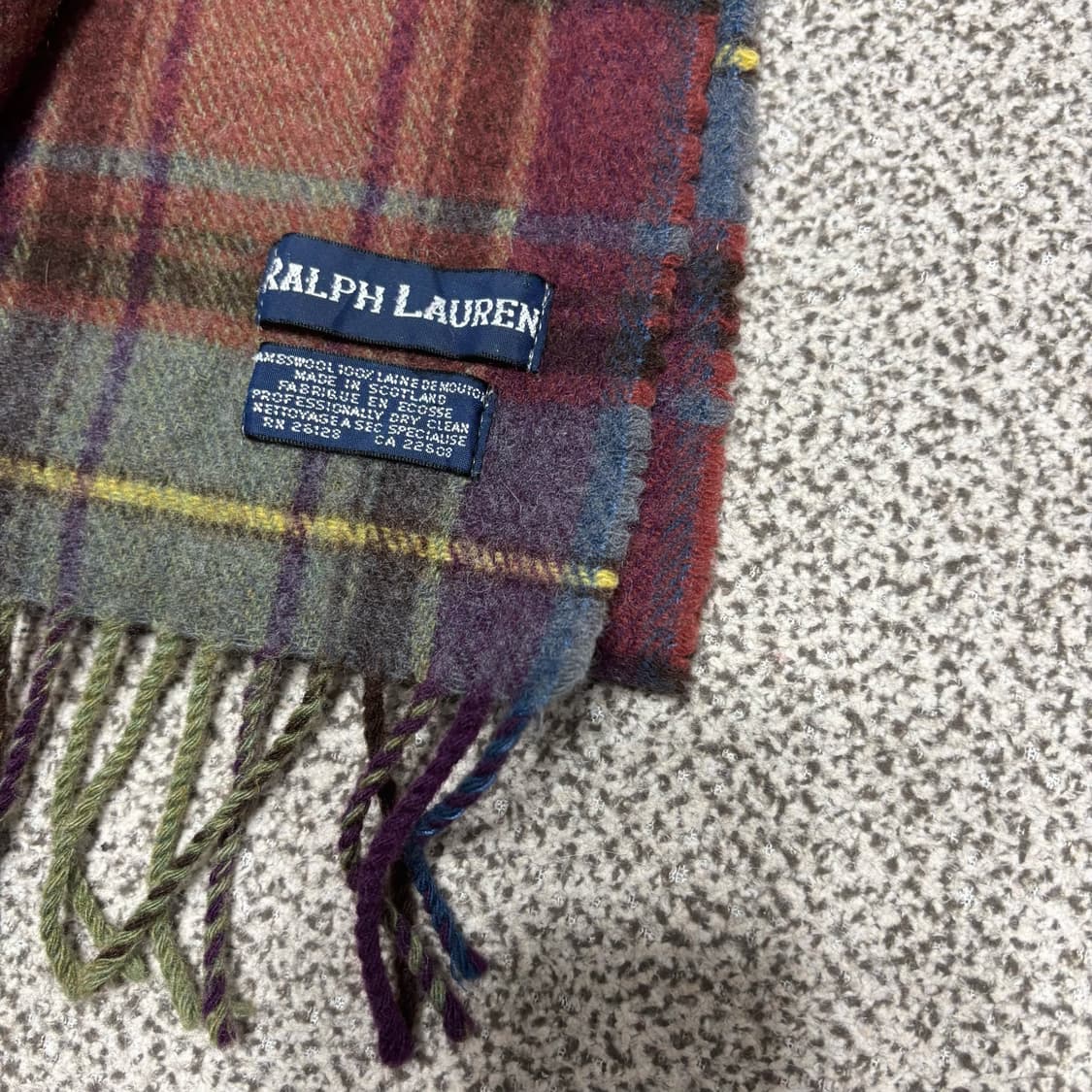 [택포,램스울100] 폴로 랄프로렌 이태리 머플러 목도리 [A+] 상품이미지3