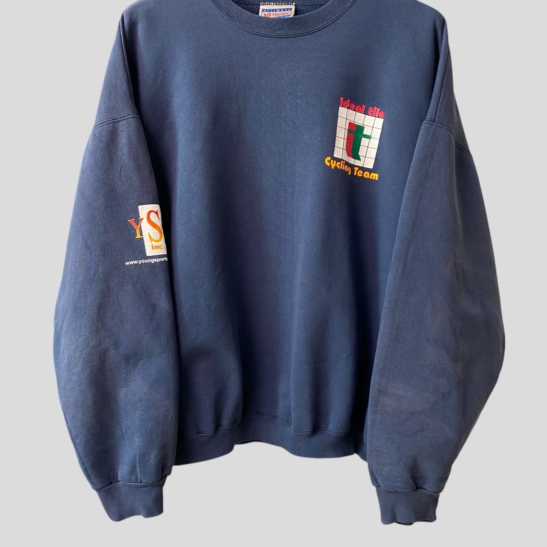 (XL)빈티지 헤인즈 Cycling Team 스웨트셔츠 맨투맨 상품이미지4