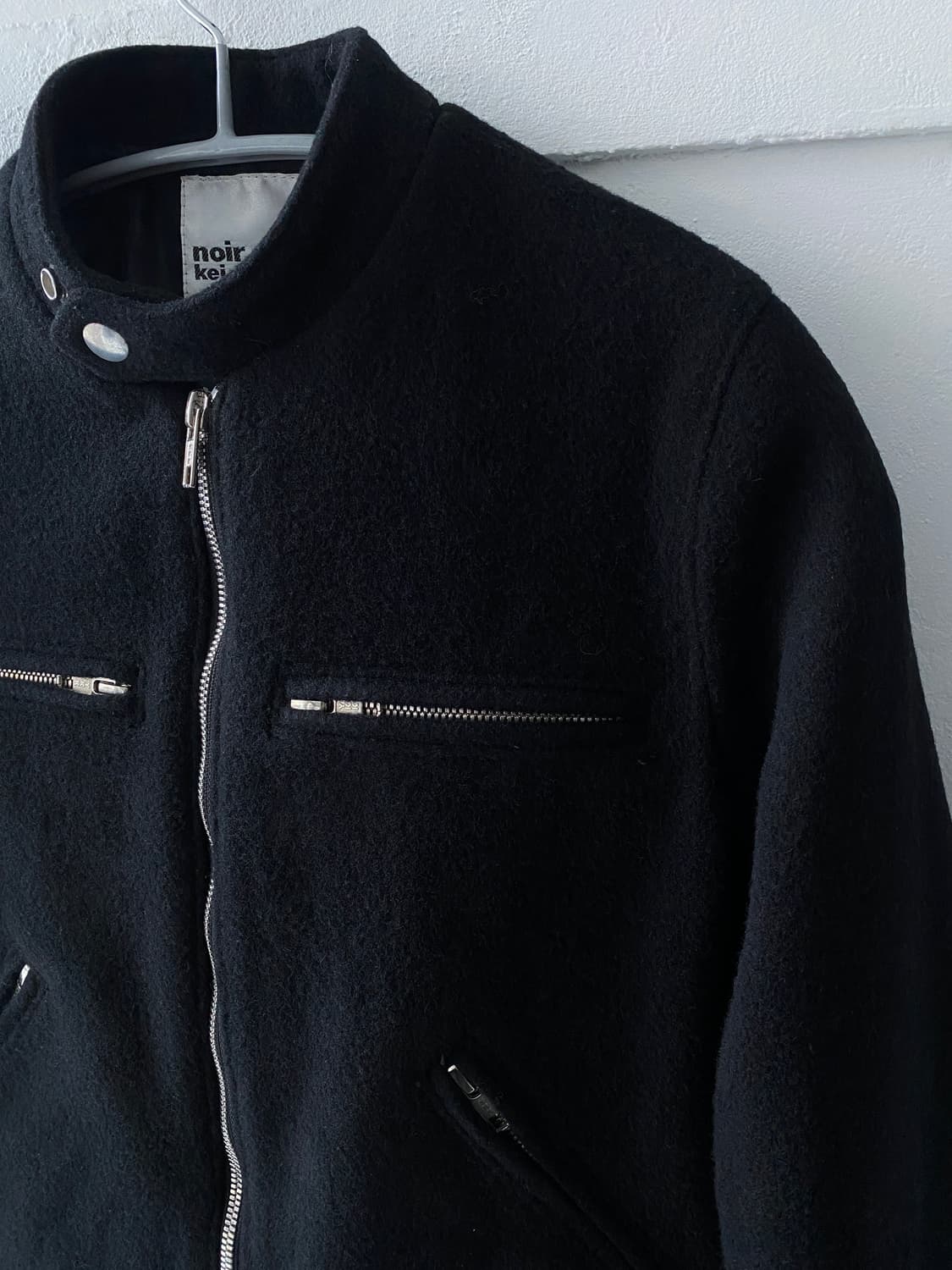 [Noir kei ninomiya] 울 라이더 자켓 상품이미지4