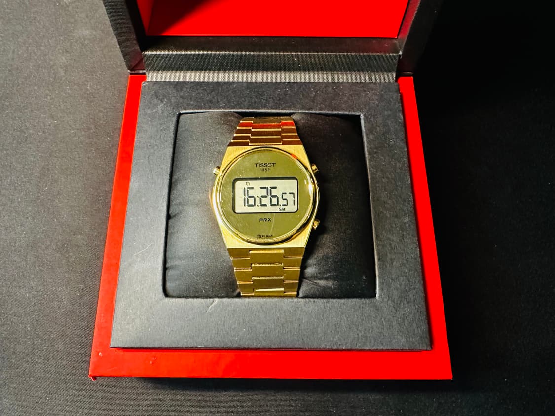 티쏘 PRX 35mm 디지털 금통 쿼츠 시계 판매 상품이미지3