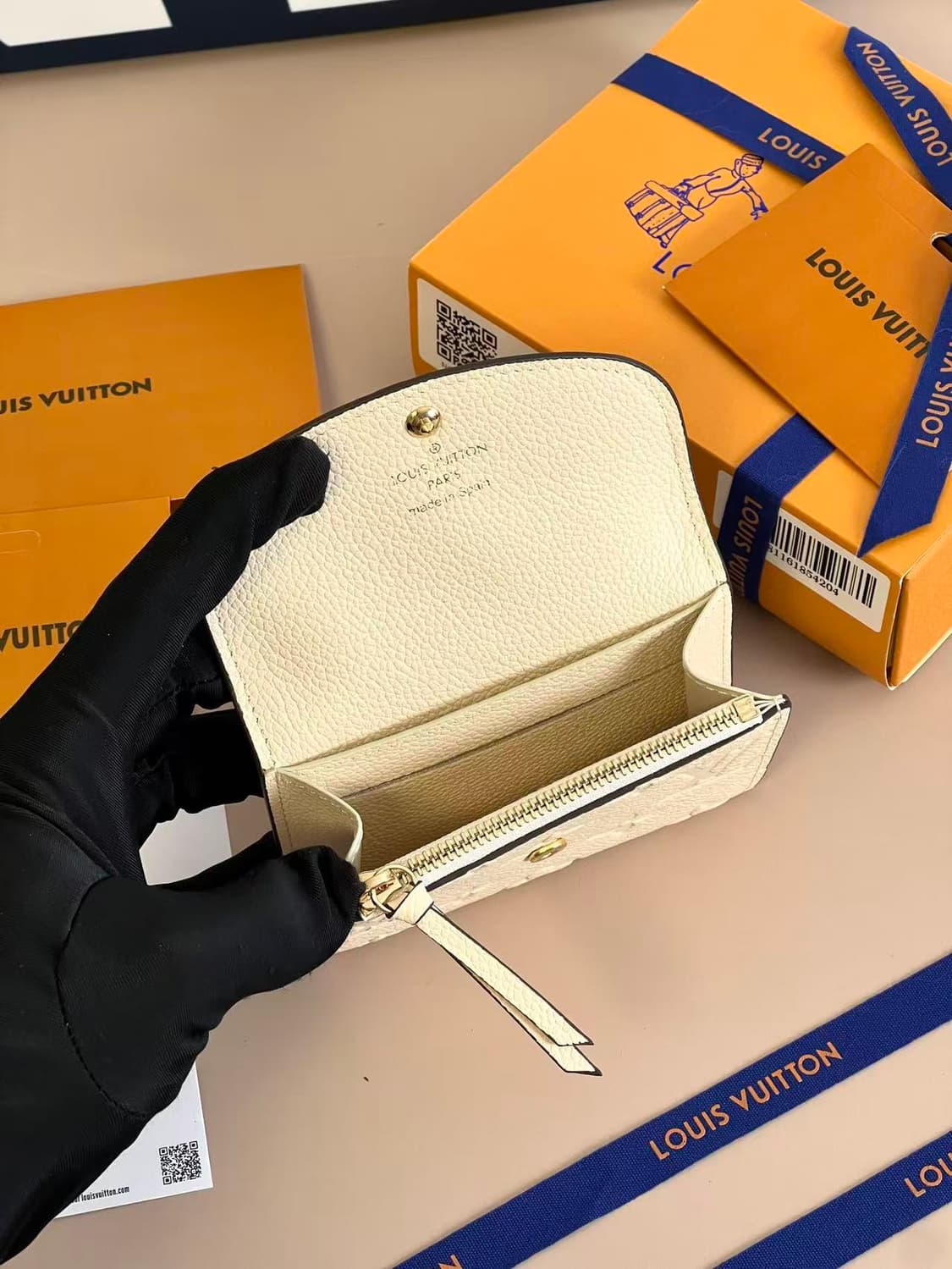 루이비통 로잘리 코인 퍼스 모노그램 블랙 상품이미지4