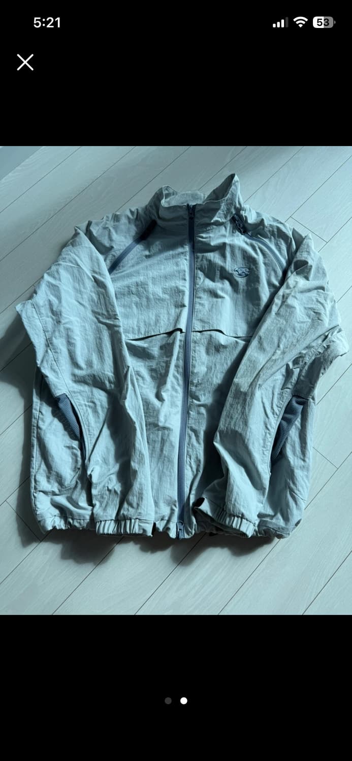 [3] 산산기어 슬래시 지퍼 자켓 라이트 그레이 상품이미지2