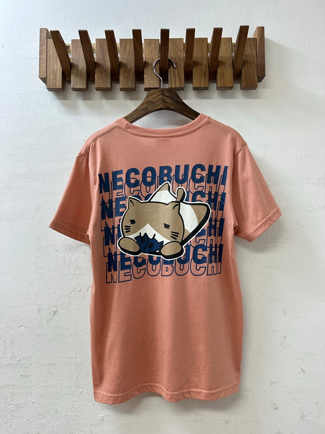 일본빈티지 NEKOBUCHI-SAN 네코부치산 더스티로즈 그래픽 티셔츠 상품이미지1