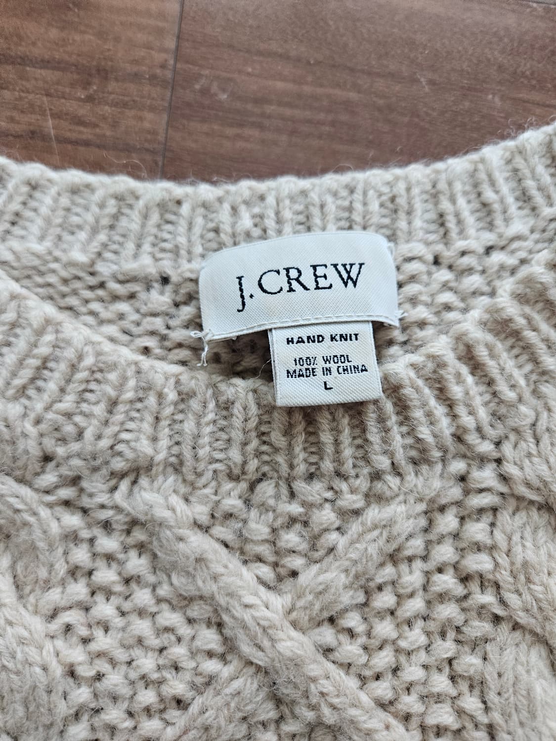 J.Crew 제이크루 케이블 니트 스웨터 상품이미지2