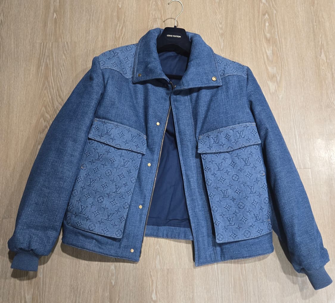 루이비통 모노그램 데님 패딩 자켓 상품이미지1