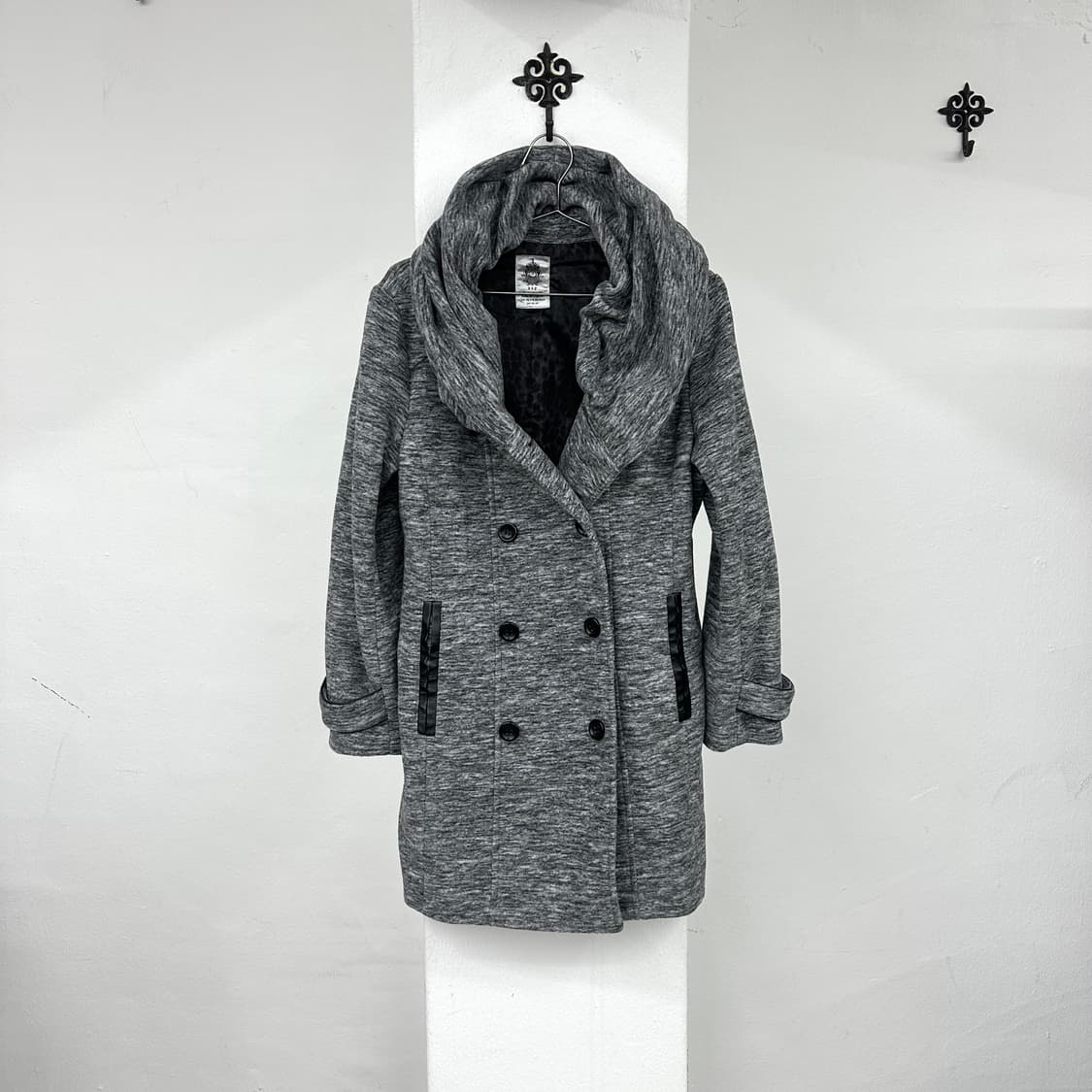 B.B.P noise pattern drape hood shirts 상품이미지5