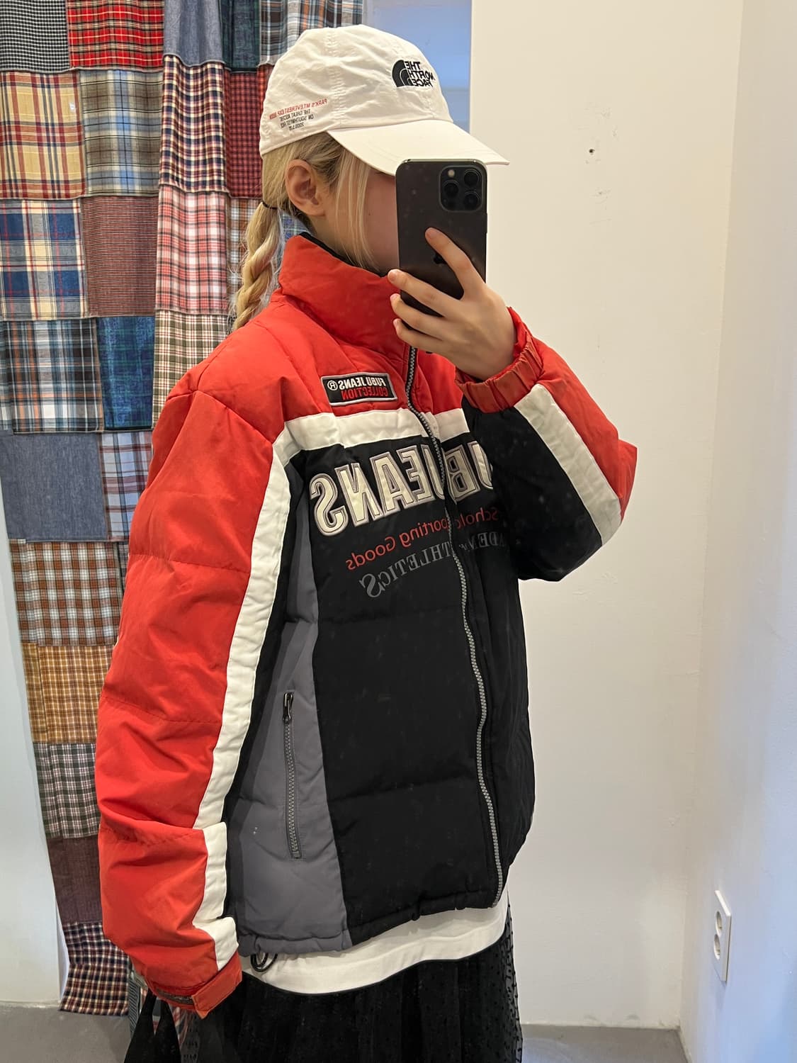 푸부 진스 레이싱 퀄팅 패딩 상품이미지3