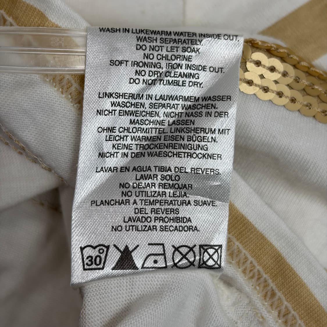 크리스찬디올 스팽글 티셔츠 상품이미지6