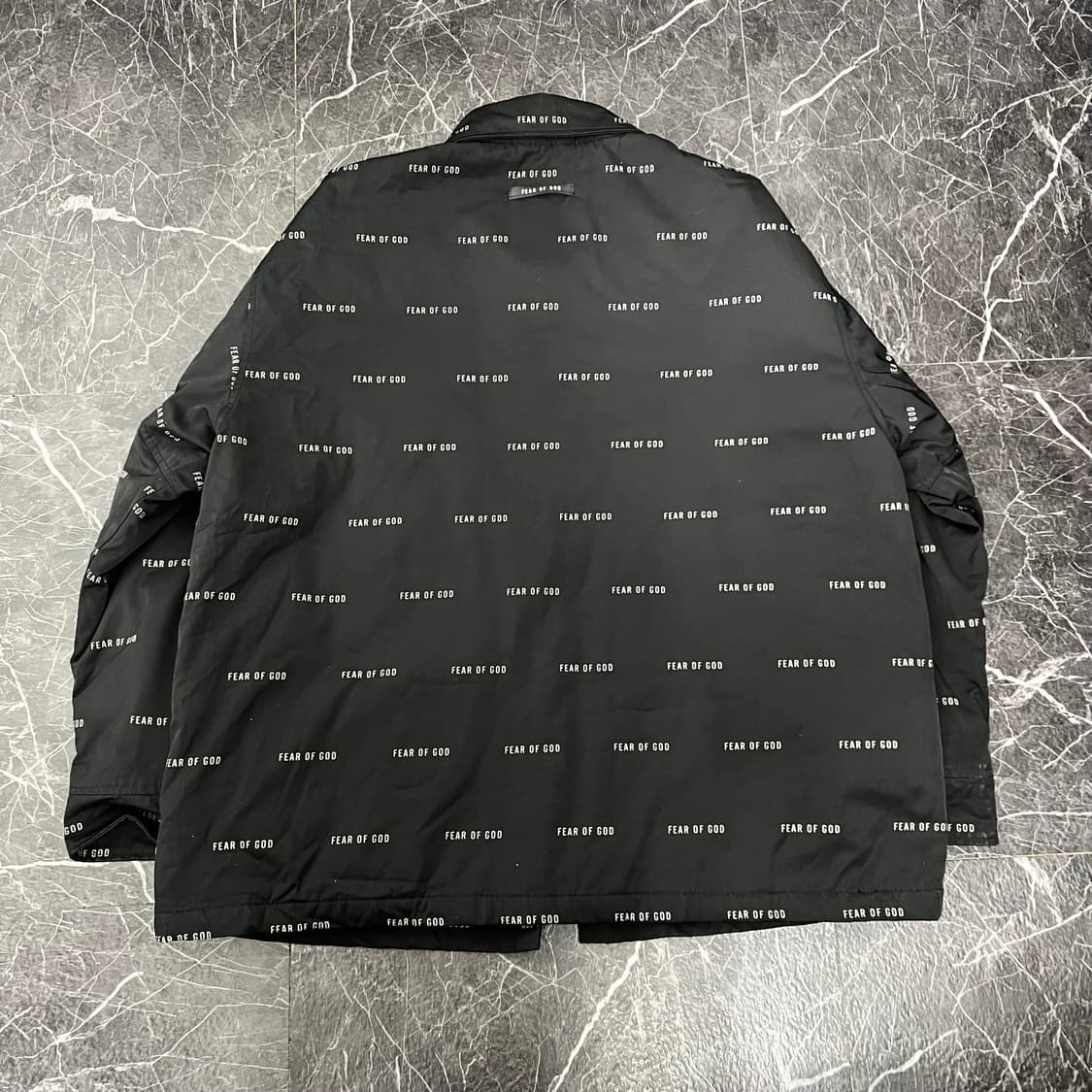 피어오브갓 6th 컬렉션 퀼티드 필드 자켓 블랙 상품이미지4