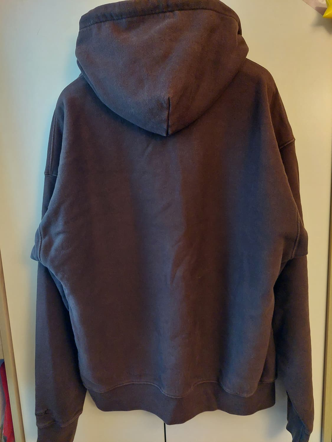 아웃스탠딩 V.S.C 헤비웨이트 후드티 브라운 L 상품이미지3