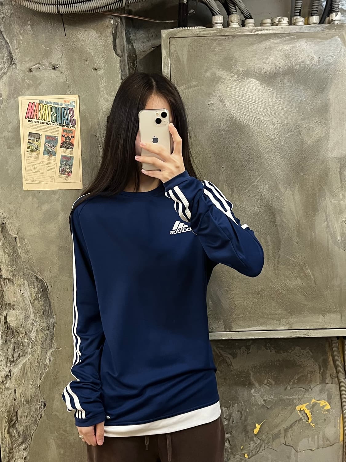 아디다스 에스트로 15 기능성 긴팔티 네이비 95  #csz410 상품이미지2