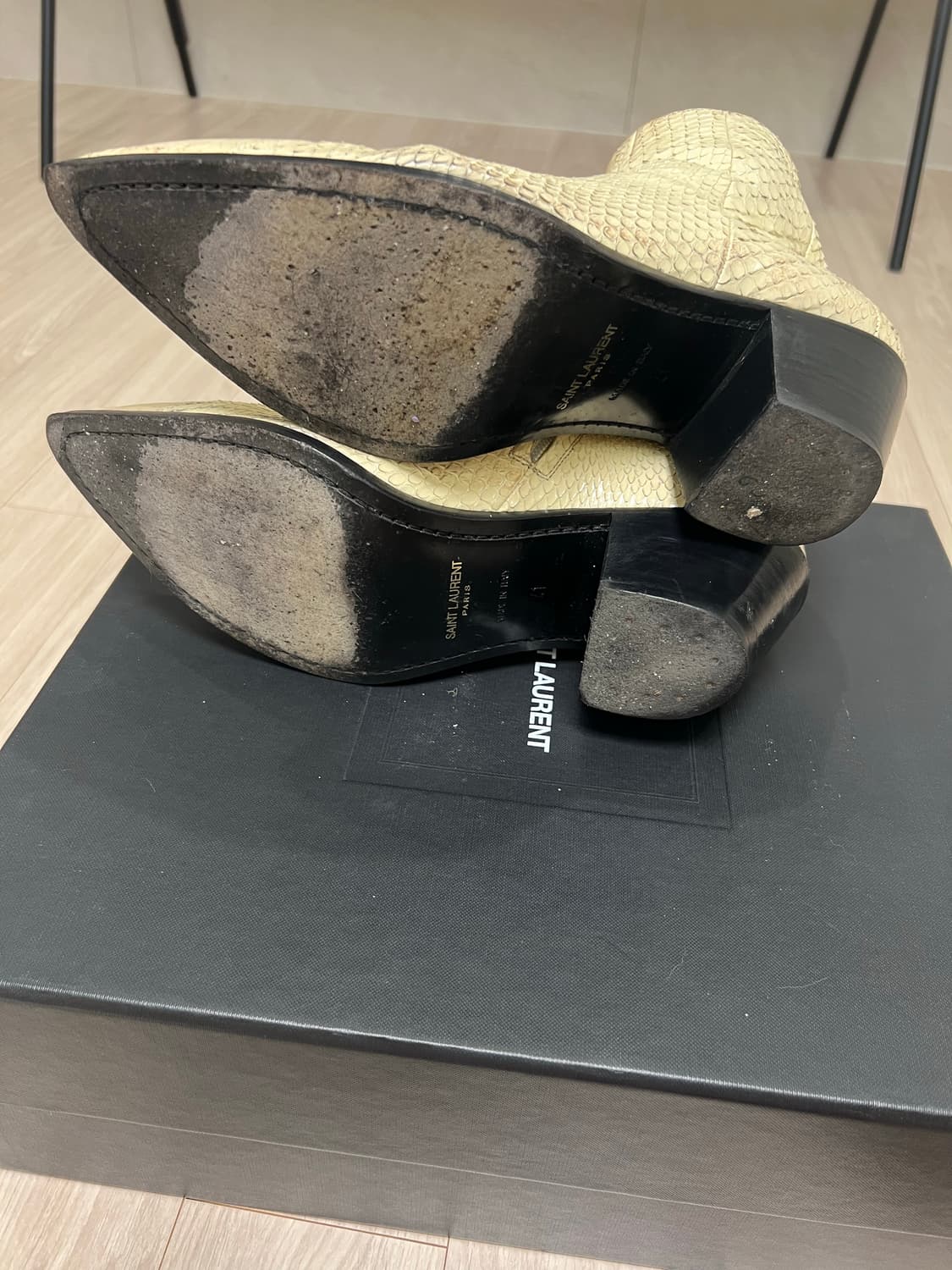 생로랑 / 파이톤 부츠/ 41 상품이미지5