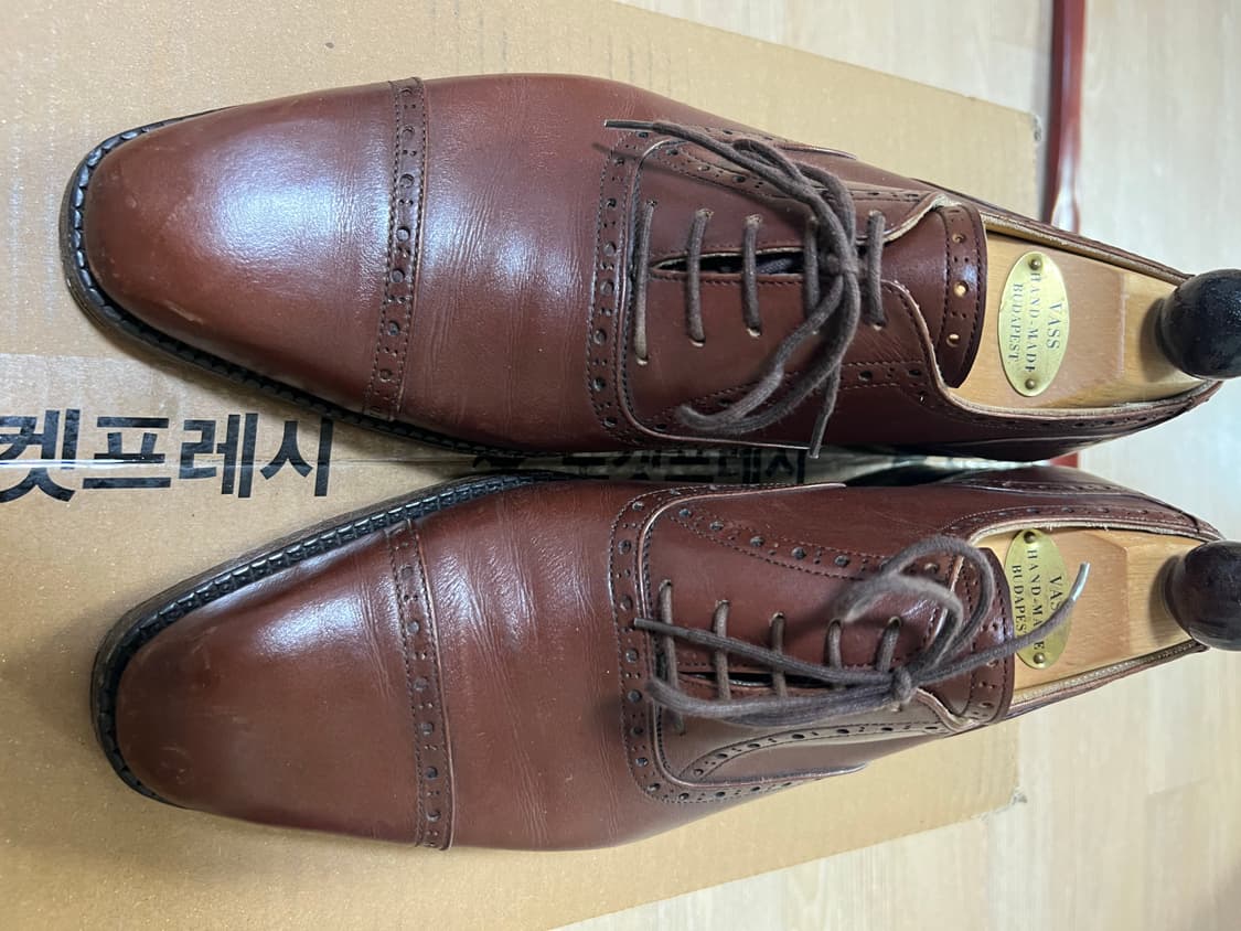 vass 바쉬 쿼터브로그 브라운 구두 uk6 상품이미지1