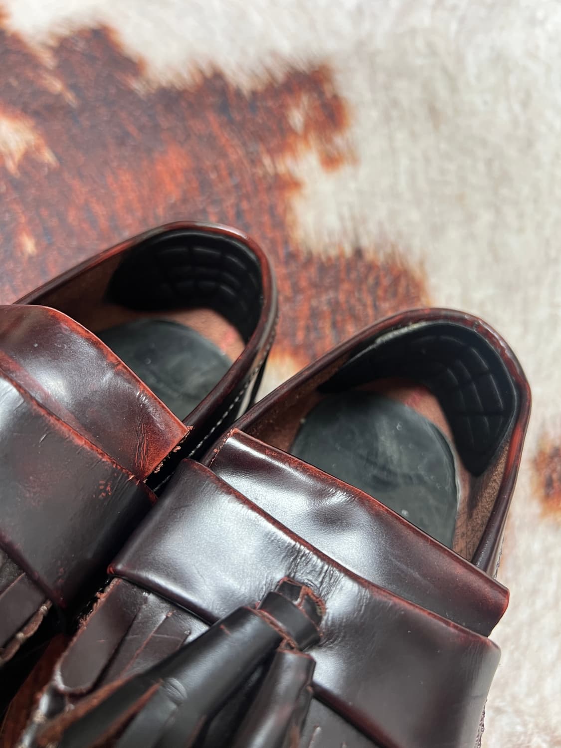 [235mm] 닥터마틴 아드리안 버건디 태슬 로퍼 상품이미지7