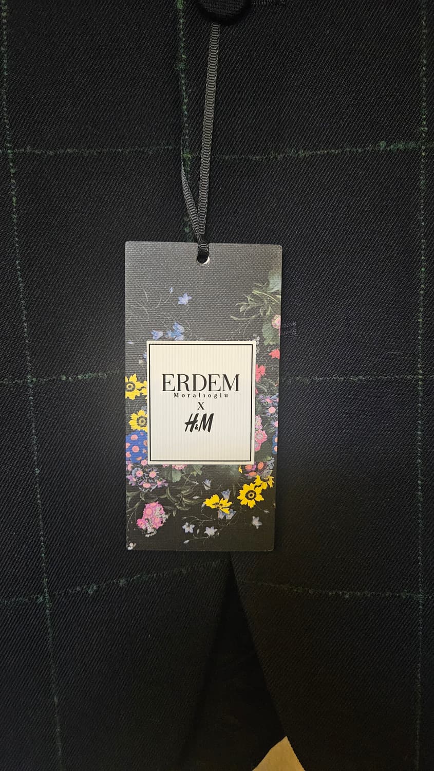 ERDEM X H&M 체크 블레이저 (EUR 46)새상품 상품이미지2