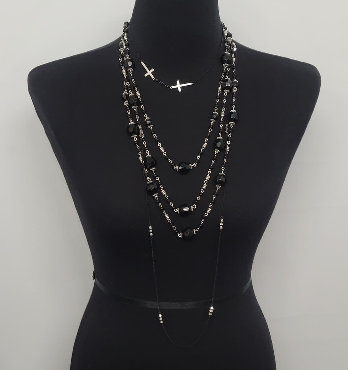 cross necklace set 상품이미지1