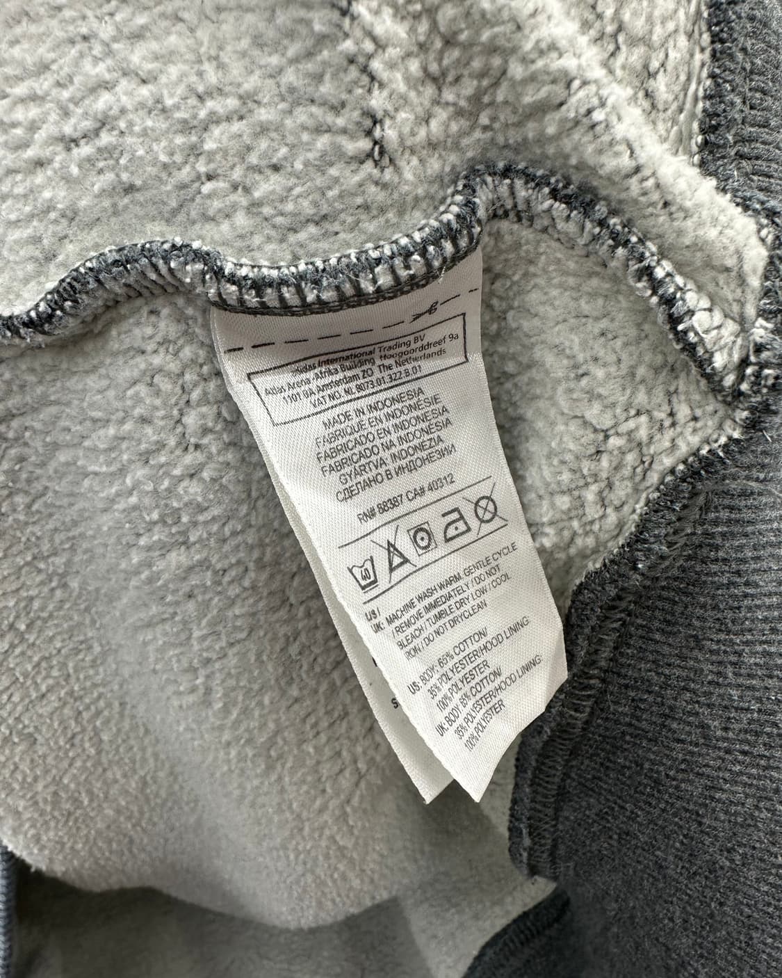 (2XL)00'S 아디다스 빅로고 후드-M1544 상품이미지6