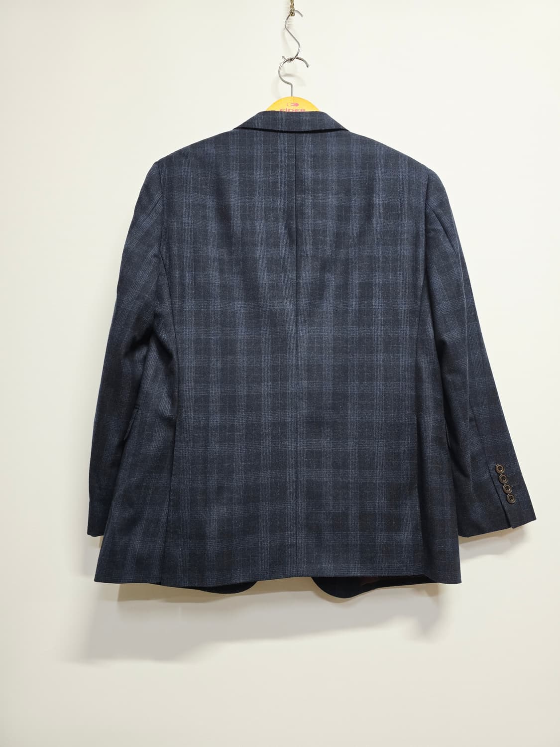 캠브릿지 체크무늬 남성 자켓 모100% 상품이미지4