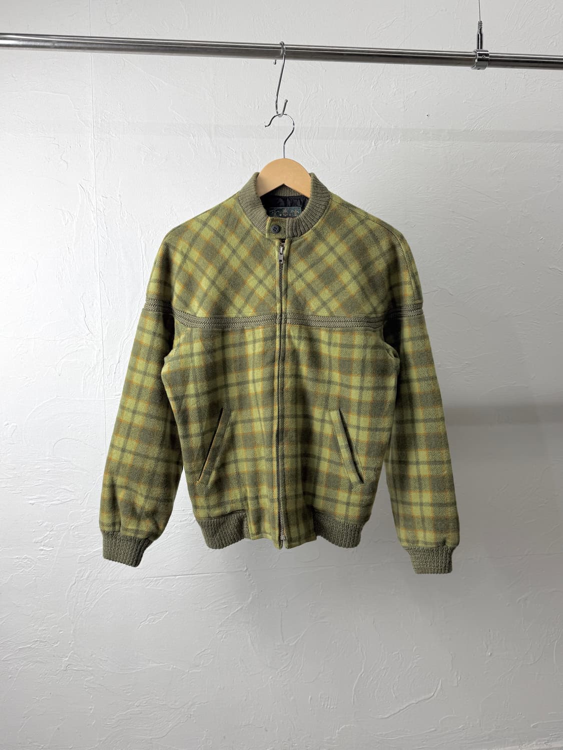 Eddner 체크 울 자켓 상품이미지1