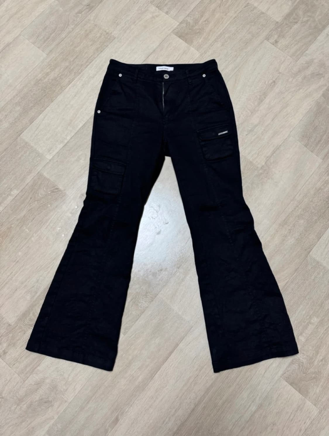 미세키서울 라인 포켓 카고 팬츠 블랙 2사이즈 상품이미지1