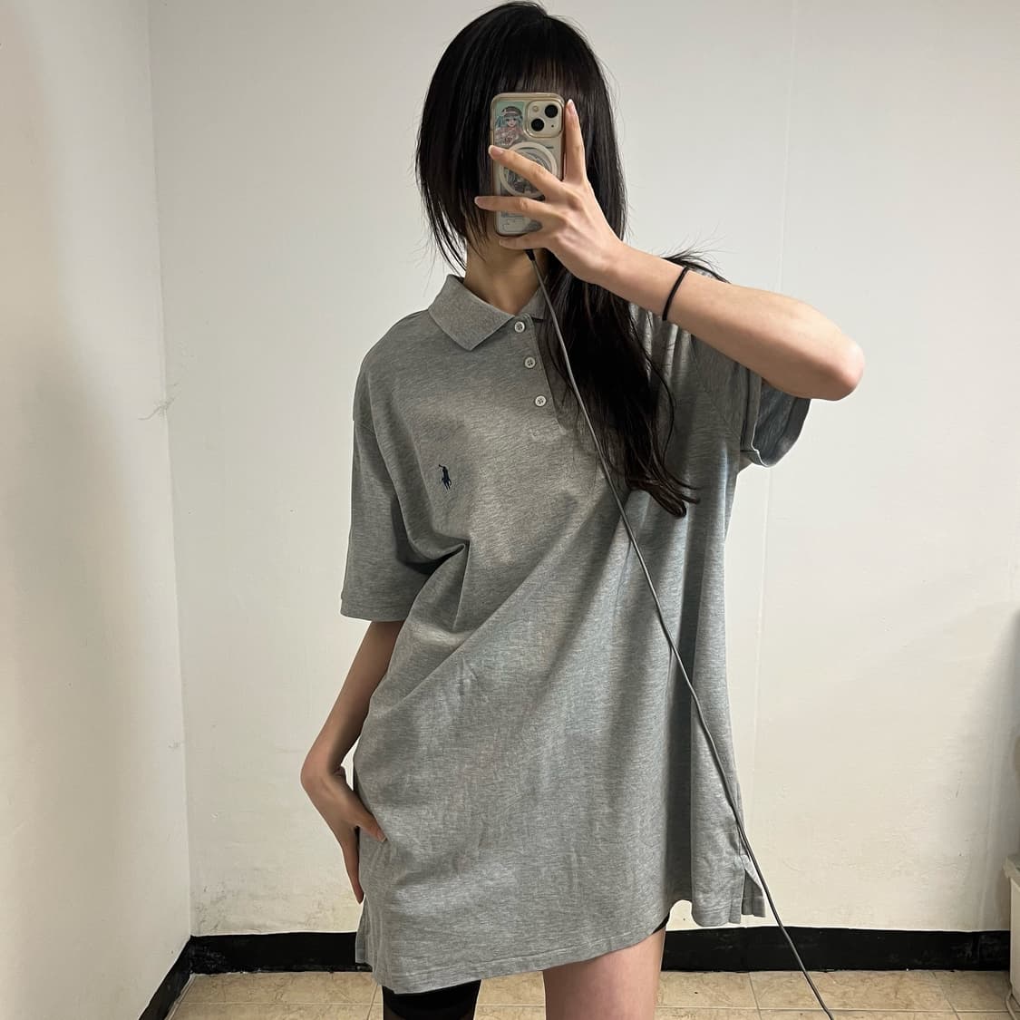 Polo Ralph Lauren Grey Collar T-Shirt 상품이미지1
