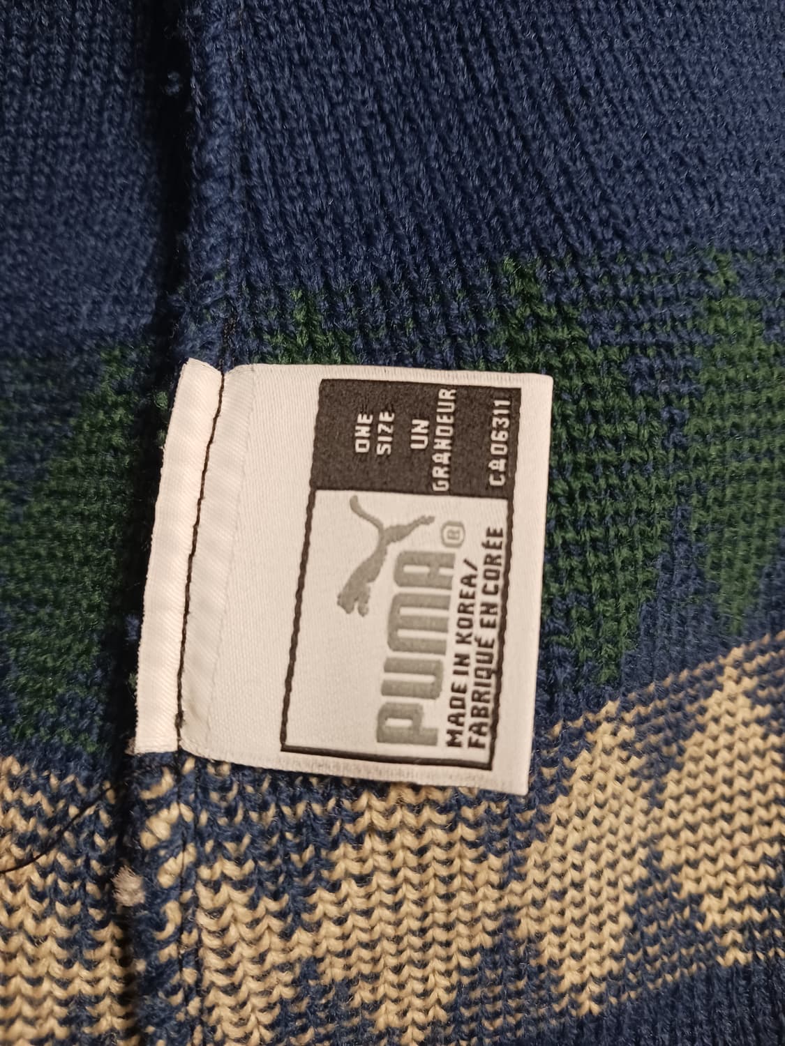 푸마 NHL 네셔널하키리그 아가일 니트비니 상품이미지5