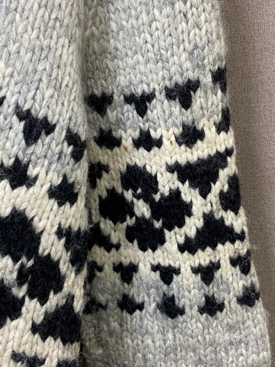 빈티지 코위찬 니트 집업 상품이미지3