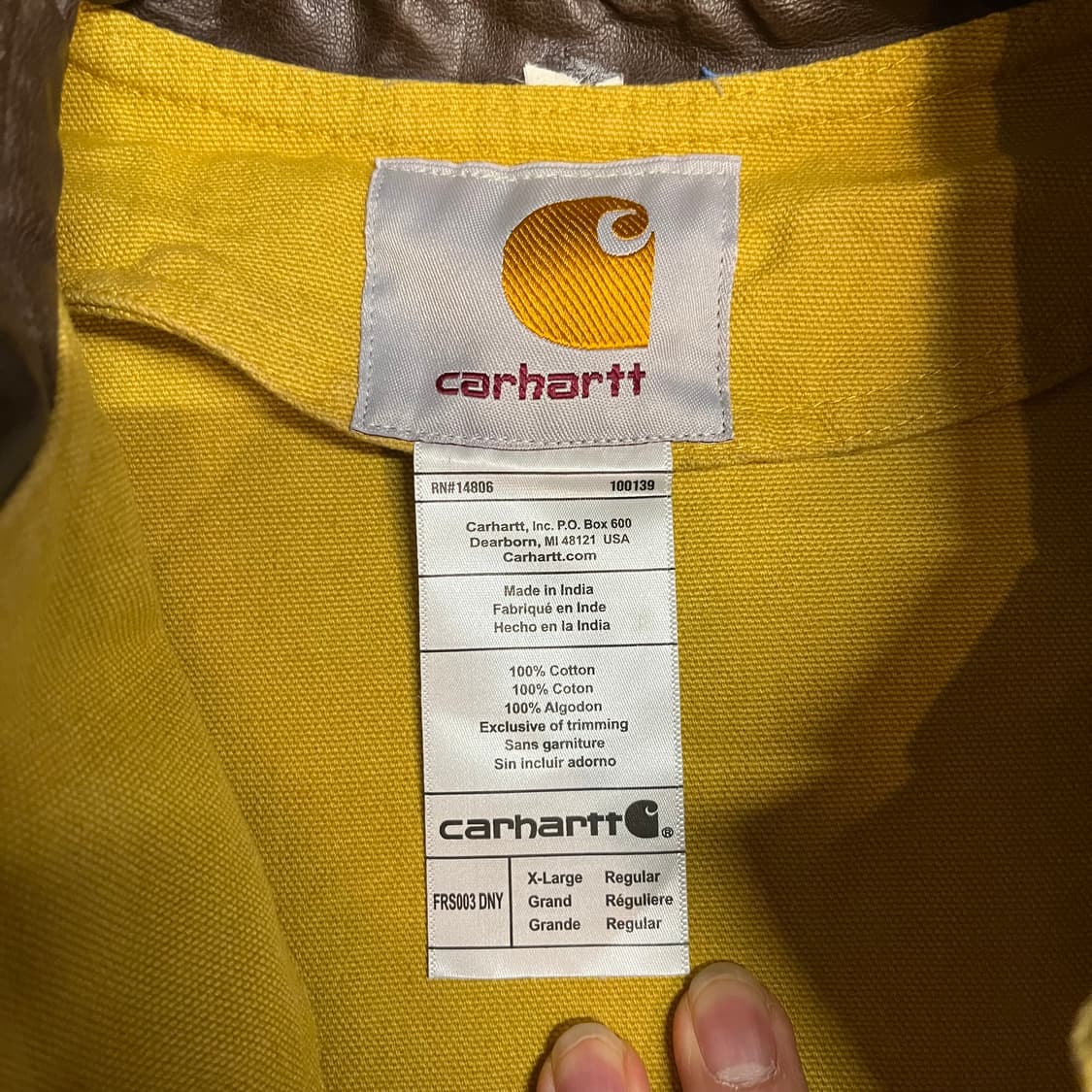 칼하트 워크자켓 상품이미지4