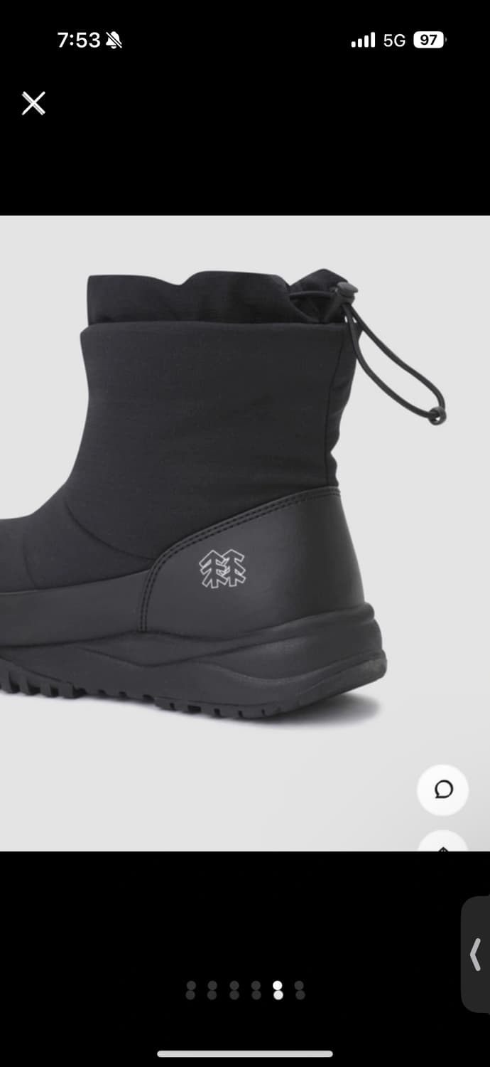 새제품) 코오롱 방수 패딩부츠 상품이미지5