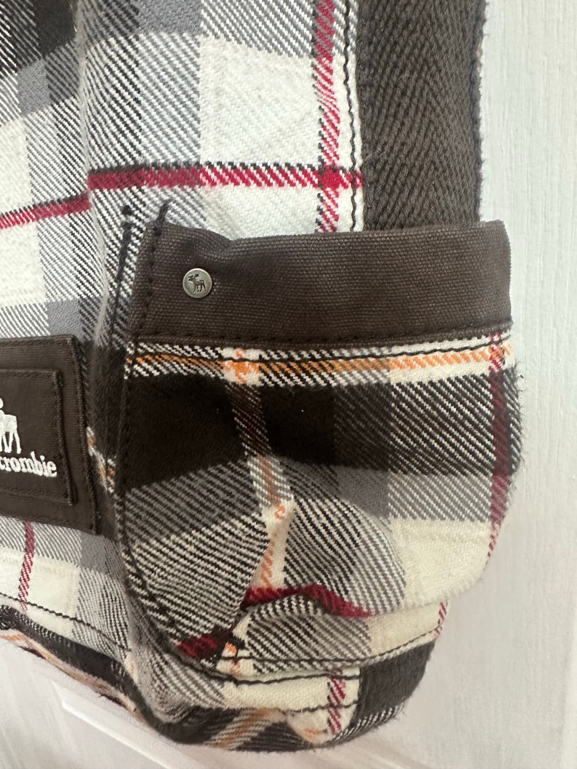 아베크롬비 모리걸 체크 숄더백 상품이미지4