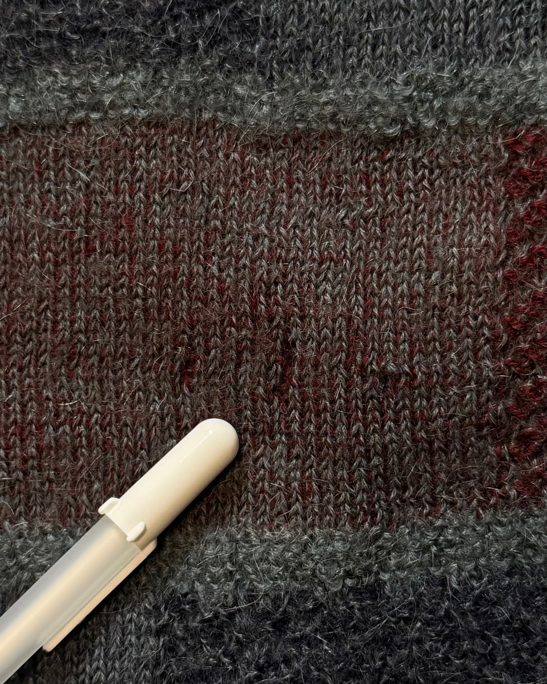 90s Wool V-Neck Knit Sweater 상품이미지8